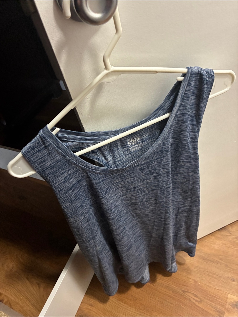 Athletic Works Heather Navy Scoop Neck Tank